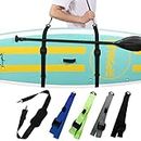 PPXIA Surfboard Tragegurt Paddelboard Carry Strap, Schultergurt für Surfbretter, Paddleboards, Longboards, Kajak, und Kanu, SUP Board Zubehör Tragegurt mit Paddelhalter