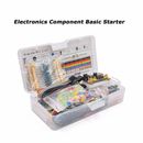 Electronics Component Basic Starter Kit w/830 tie-points Breadboard Power Sup F3