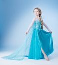 Girls Dress Costume Princess Queen Frozen Elsa Party Birthday size 2-10 Years