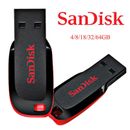 Unidad Flash Sandisk Memory Stick 4 GB 8 GB 16 GB 32 GB 64 GB USB Cruzer Blade SDCZ50