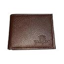 Leather Formal Stylish Daily Wallet for Mens || Stylist Mens Wallet, Card Case & Money Organizer | Wallet Men Brown Genuine Leather || Wallets Men Leather || Flap & Loop Classy Gift for Men (Brown)