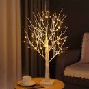 60CM Twig Birch Table Tree Light Up Branch Light 144LED Desktop Dinner Lamp Warm