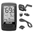 Meilan M4 Bluetooth Wireless Bike Computer Accurate Speed Tracking Waterproof Bicycle Speedometer & Cycling Odometer with Bracket
