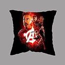 GiftoKing Iron Man Pillow for Kids Special GKIMC01, Multicolour, Pack of 1, 12x12 Inch