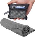 Tough Outdoors Cooling Towels (38.5"x12") - Cooling Towels for Neck & Face, Cooling Neck Wraps - Ice Towel & Sweat Rag for Camping, Gym, Yoga & Sports