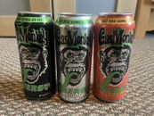 Gas Monkey Energy Drink Set Of 3 Full Cans.  Collectibles Only