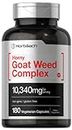 Horbäach Horny Goat Weed Complex | 10,340 mg | 180 Capsules | Vegetarian, Non-GMO, and Gluten Free Formula with Tribulus, Maca, Yohimbe, and L-Arginine