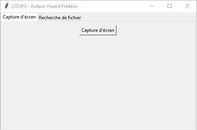 LOOPS - Capture d'écran et recherche de fichier sur PC