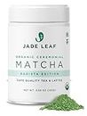 Jade Leaf Matcha Organic Green Tea Powder, Ceremonial Grade Barista Edition For Cafe Quality Tea & Lattes - Authentically Japanese (3.53 Ounce Pouch)