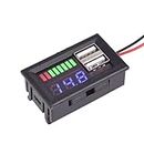 ROBOWAY Digital Display Dual USB LED 12V Car Voltmeter Battery Voltage Meter Tester - Electronic Component
