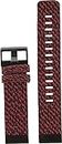 Garmin Quickfit Watch Band, Heathered Red Nylon 22mm, suit Fenix 5/6/7