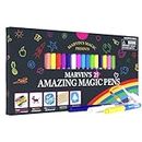 Marvin's Magic - Original x 25 Amazing Magic Pens - Color Changing Magic Pen Art - Create 3D Lettering or Write Secret Messages - Includes 25 Magic Pens