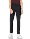 Amazon Essentials Men's Slim-Fit Casual Stretch Khaki Pant, Black, 35W x 32L