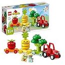 LEGO® DUPLO® My First Fruit and Vegetable Tractor 10982 Building and Learning Toy Set; Lets Kids Aged 18 Months and Over Role-Play Harvesting Fruit and Vegetables