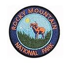 Rocky Mountain National Park Logo Sew on or Iron on Embroidery Patch.