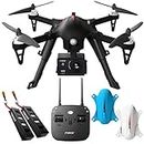 Force1 F100GP Drone with Camera for Adults or Teens- GoPro Compatible RC Drone with 1080p HD Video Camera Long Range Brushless Quadcopter with Remote Control, 2 Drone Batteries, 3 Drone Shells