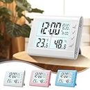 Digital Alarm Clock - Electronic Clock LED Display Electronic Clock Stereo, 12/24h Switching Countdown Time, LED Desk Clock for Bedroom, Living, Gifts for Friend Kids # Clearance