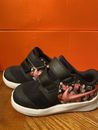 Nike Girl’s Star Runner Shoes BV1725-001 Black Pink Floral Size 5C