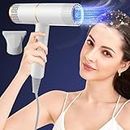 Electric Hair Dryer, High-Power Home Hair Dryer Hot Wind Comb Hair Salon Blowing Comb, Intelligent Temperature Control, Low Radiation Ionic Hair Dryer for Home ＆Travel Lightweight Travel Hairdryer