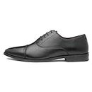 Thomas Crick Men's Fagen Oxford Formal Leather Lace up Shoes Black
