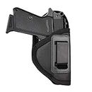 GEEDUD S&W Bodyguard 380 Holster, IWB Holster PU Leather Concealed Carry Compatible with Taurus TCP, Sig P238, Jimenez JA, PPK .380 Holster(Black)