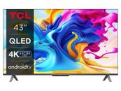 TCL 43C645K 43-inch QLED Smart Television, 4K Ultra HD, Android TV