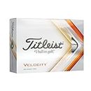 Titleist Velocity Palline da golf, Adulti Unisex, Bianco, Taglia unica