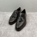 Florsheim Royal Imperial Shoes Men's 8 D Brown Leather Tassel Apron Toe Loafers