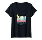 Whitney Houston Moment of Truth World Tour 1987-1988 Maglietta con Collo a V