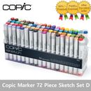 Copic Marker 72 Piece Sketch Set D (Twin Tipped) - Artist Markers Anime Comic