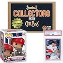 Slabs of Heat Baseball Collector's Mystery Gift Box: Funko Pop! & PSA Graded Card│ONE PSA Graded Baseball Card & ONE Authentic MLB Funko Pop │Ideal Gift for Collectors & Baseball Fans