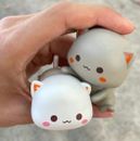 MITAO CAT Season 2 Lovely Peach and Goma Figure Deco Art toy -Touch your head
