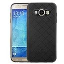 ELISORLI Compatible with Samsung Galaxy J7 2016 Case Rugged Thin Slim Cell Accessories Anti-Slip Fit Rubber TPU Mobile Protection Full Body Grip Bumper Phone Cover for Glaxay J 7 J710 Women Men Black