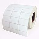 Devangi Label 34x22 (Chromo) Barcode Stickers, 6000 Label in Roll, 3up