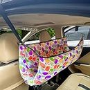 VParents Car Cradle Hammock for 0 to 2 Year Baby | Portable with Adjustble Belt, Hammock Cloth, Hangers (Purple)