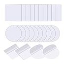 TSHAOUN 20PCS Tent Repair Tape Kit, Waterproof Patch Clear Airbed Repair Tape, Transparent Puncture Repair Patches Tape For Tents, Inflatable Swimming Toy, Car Seat, Sofa, Awnings, Kayak (20 Pieces)
