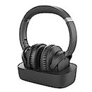Avantree Ensemble - Wireless Headphones for TV Listening & Watching, Bluetooth Headset with Transmitter & Charging Dock for Seniors, Universally Compatible with All TVs, 35hrs, No Lip-Sync Delay