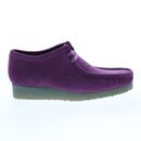 Clarks Wallabee 26168860 Mens Purple Suede Oxfords & Lace Ups Casual Shoes