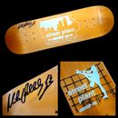 Mike Vallely Signed Street Plant Des Moines Iowa Autograph Skateboard Deck 