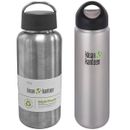 Klean Kanteen Wide Mouth Stainless Steel Water Bottle Leakproof BPA Toxin Free