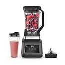 Ninja 2-in-1 Blender with 3 Automatic Programs; Blend, Max Blend, Crush, and 4 Manual Settings, 2.1L Jug & 700ml Cup, 1200W, Dishwasher Safe Parts, Auto-iQ, Black BN750UK