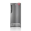 Haier 190L 4-Star Direct Cool Single Door Refrigerator (2024 Model, HED-204DS-P, Dazzle Steel)