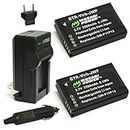 Wasabi Power Battery (2-Pack) and Charger for Garmin 010-11654-03 and Garmin Alpha, Montana 600, Montana 600t, Montana 650, Montana 650t, Monterra, VIRB, VIRB Elite
