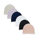 YUV Pack of 6 Men's, Women's and Kid's Cotton Skull Cap for Cycling and Bike Riding