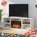 Versatile Electric Fireplace TV Stand Home Entertainment Open Shelve TV Up 55"