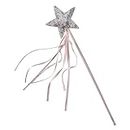 Ginger Ray Girls Blush Pink & Silver Lentejuelas Starlight Fairy Wand for Christmas Costume Party