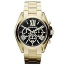 Michael Kors Oversized Bradshaw orologio al quarzo cronografo con cinturino in acciaio inossidabile oro da donna MK5739