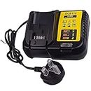MANUFER DEC802 2A Fast Charger Replacement for Dewalt 12V-18V Lithium-ion Battery Charger Replacement for Dewalt Battery DCB101 DCB107 DCB112 DCB105 DCB115 DCB184 DCB200 DCB203