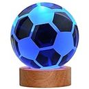 JANARARY Large 3D Soccer Ball Night Light, Soccer Lamp 16 Color Changing with Remote Control for Bedroom Decor, Cool Desk Decor Gift for Teens Boys, Football