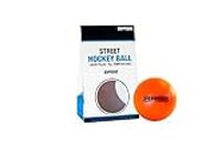 Base Street Hockey Ball - Liquid Filled I No-Bounce-Technologie I Für alle Temperaturen I Inline- und Street Hockey I Orange